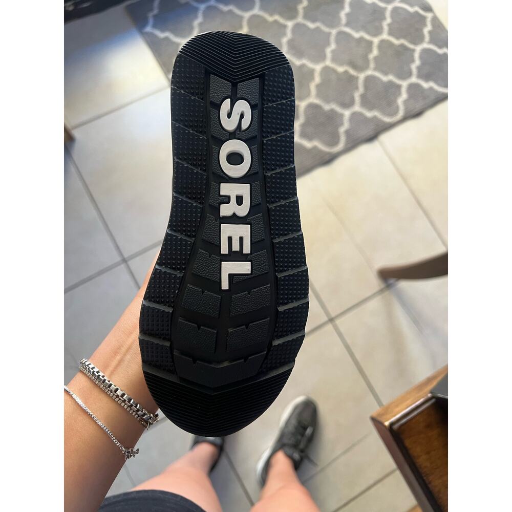 Sorel Uni-sex Whitney Puffy Black Mid Snow Child Rain Boots Kids - Picture 6 of 6